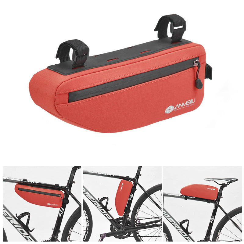 ANMEILU 7050 Bike Triangle Frame Bag Oxford Cloth Bicycle Top Tube Bag Cycling Pouch ANMEILU 7050 Bike Triangle Frame Bag Oxford Cloth Bicycle Top Tube Bag Cycling Pouch